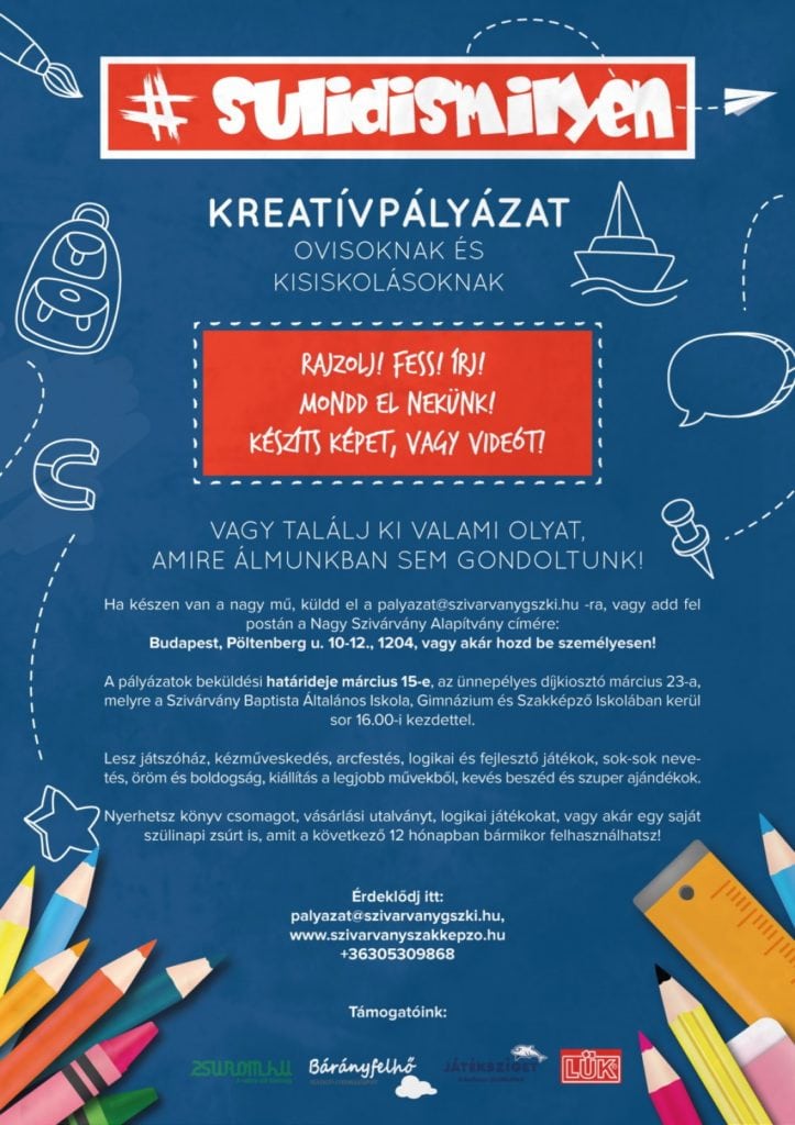 #Sulidismilyen pályázat